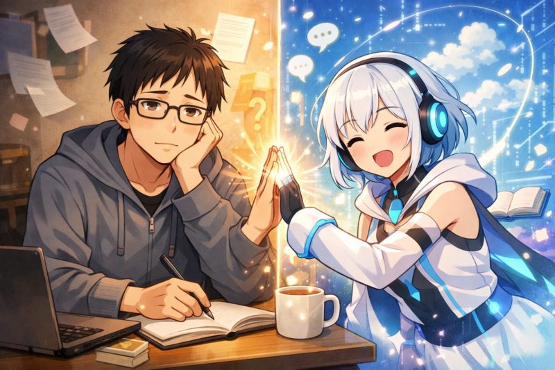 アラフォー、ChatGPT先生に支えられる